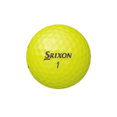 SRIXON TRI-STAR Yellow 3 Piece Golf Ball Made in JAPAN 12 Golf