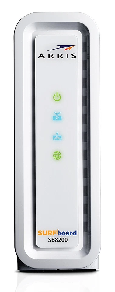 ARRIS SURFboard SB8200 DOCSIS 3.1 white Cable Modem computer Internet gaming - Image 3 of 4