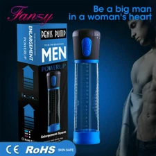 Penis Pump Automatic Electric Penis Big Dick Enlarger Vacuum Man Enhancement US