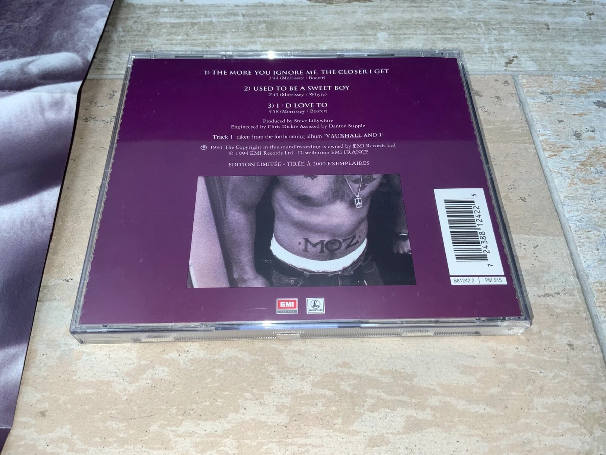 Morrissey The More You Ignore Me... LTD Poster Sleeve French CD 1994  THE SMITHS