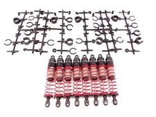 Traxxas T-maxx 2.5 4910 Complete Set of Shocks Springs Suspension Tuners E-Maxx