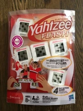 Electronic Yahtzee Flash 4 Fast Action Games 8+ One player+ Batteries Included