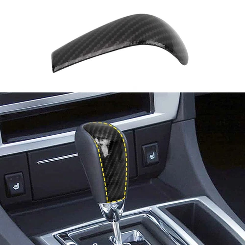 Carbon Center Gear Shifter Knob Cover Trim for Dodge Charger/Chrysler 300C 04-10 - Picture 1 of 16