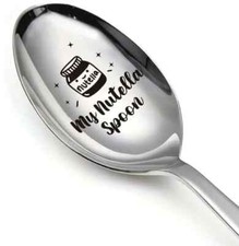 Nutella Lover Gifts Engraved Spoon For Husband Wife Boyfriend Girlfriend Family