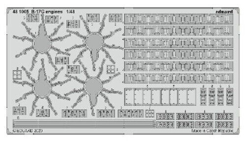 Eduard Accessories 481005 - 1:48 B-17G Engines for HKM - New