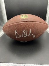 Drew Bledsoe Autographed Auto Signed Wilson NFL Pro Comp Football Silver Ink