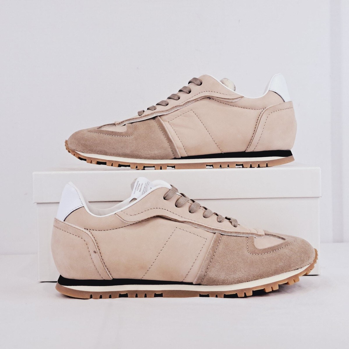 Maison Margiela Replica Runner Sneakers in Beige BNWB 43 | eBay