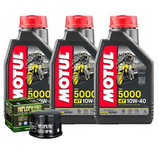 Kit Tagliando Olio Motul 5000 10W40 Per Yamaha XP500 SP TMAX White MAX�2010>2011