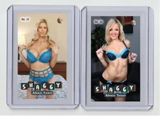 Alexis Fawx rare MH Shaggy #'d x/3 Tobacco card no. 25