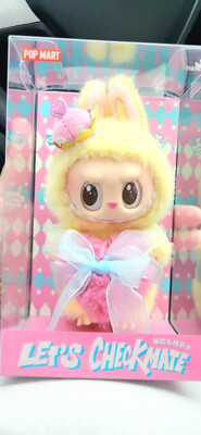 OFFICIAL AUTHENTIC LABUBU THE MONSTERS Let's Checkmate Vinyl Plush