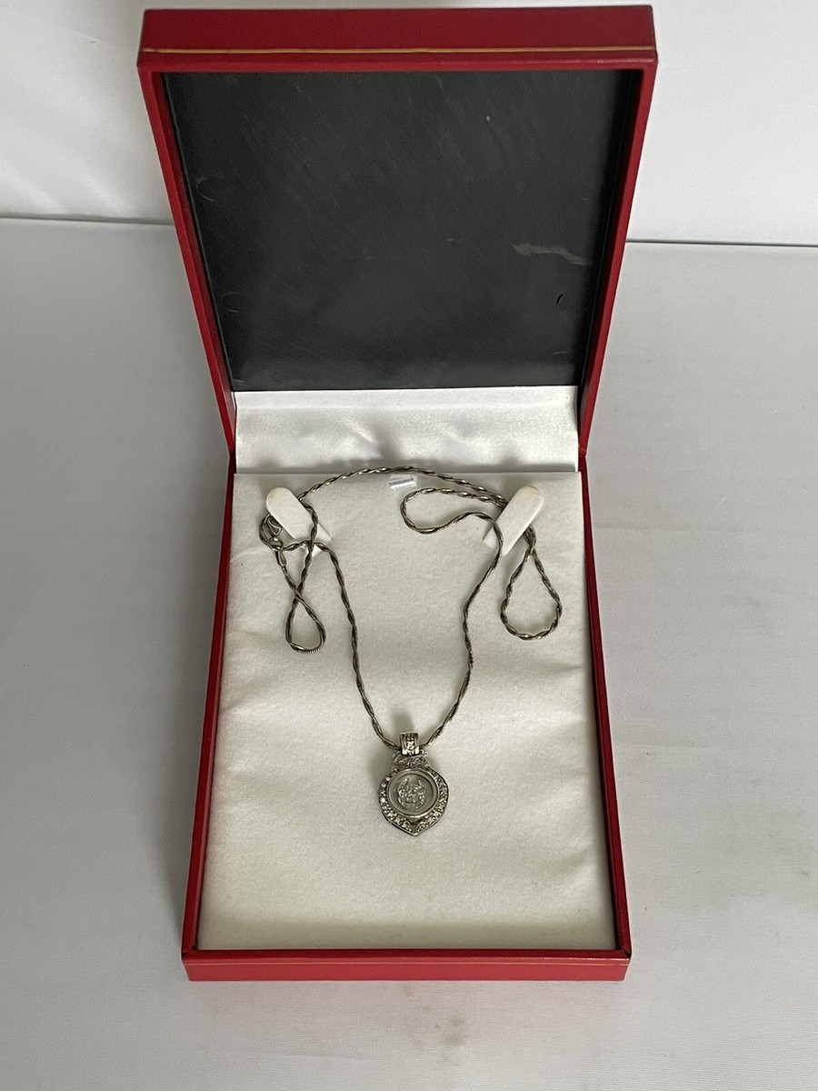 RARE Authentic Vintage CHANEL Stamped Silver Pendant