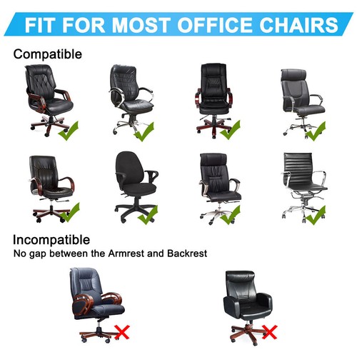 Stretch Waterproof Office Chair Cover Jacquard Swivel Chair for Universal - Picture 6 of 13