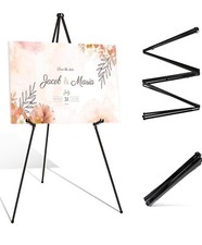Easel Display Stand - 63" Tripod Collapsible Portable Artist Floor Easel