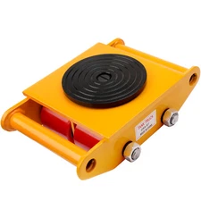 6T 13200lb Machinery Skates Heavy Duty Dolly Machine Movers Cargo Trolley