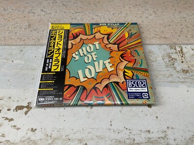 Bob Dylan SHOT OF LOVE  CD blu-spec Paper Sleeve Japan OBI  rare new & sealed
