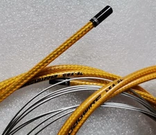 JAGWIRE BRAIDED SLICK-LUBE HOSE CABLE KIT BRAKE SHIFTER BRIGHT GOLD COLOR