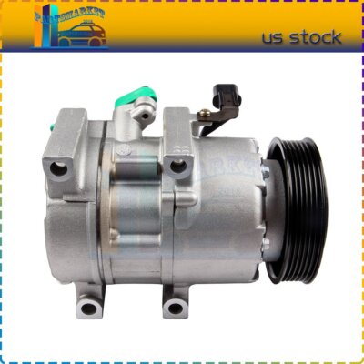 A/C Compressor w/Clutch 2012-2015 Fit For Hyundai Sonata 2.4L