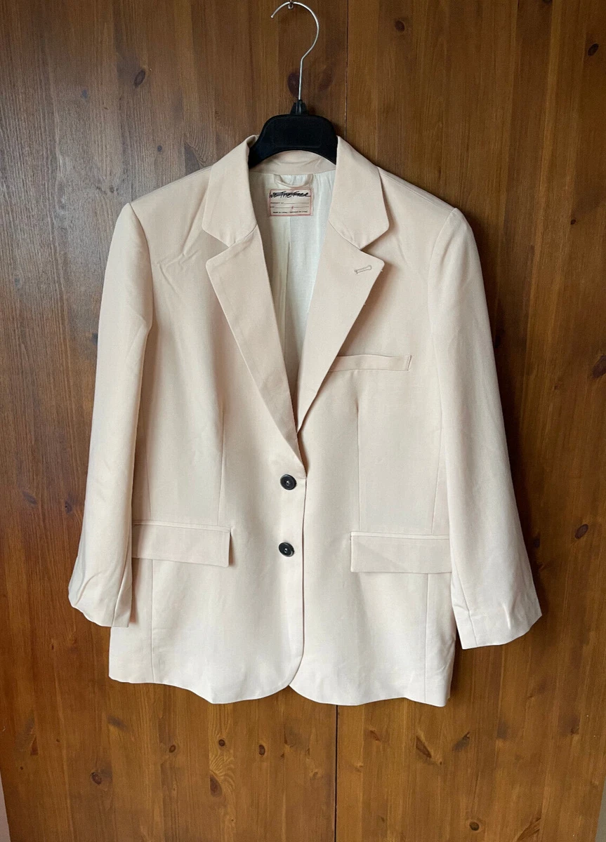 Nude longline blazer sale