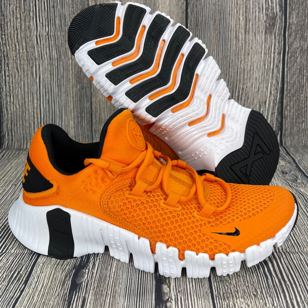 Intentar Concurso proposición Nike Free Metcon 4 Bright Orange White Black CrossFit gym lifting  CT3886-891 | eBay