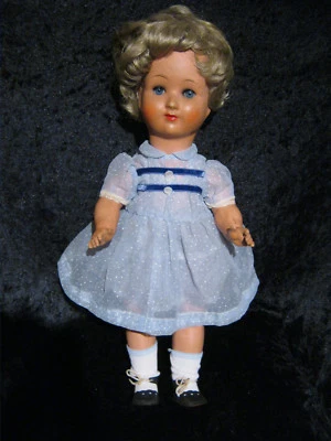 Sehr schöne Puppe, ungemarkt, 55cm, wohl Pappmachè, guter Zustand aus Sammlung - Bild 1 von 4