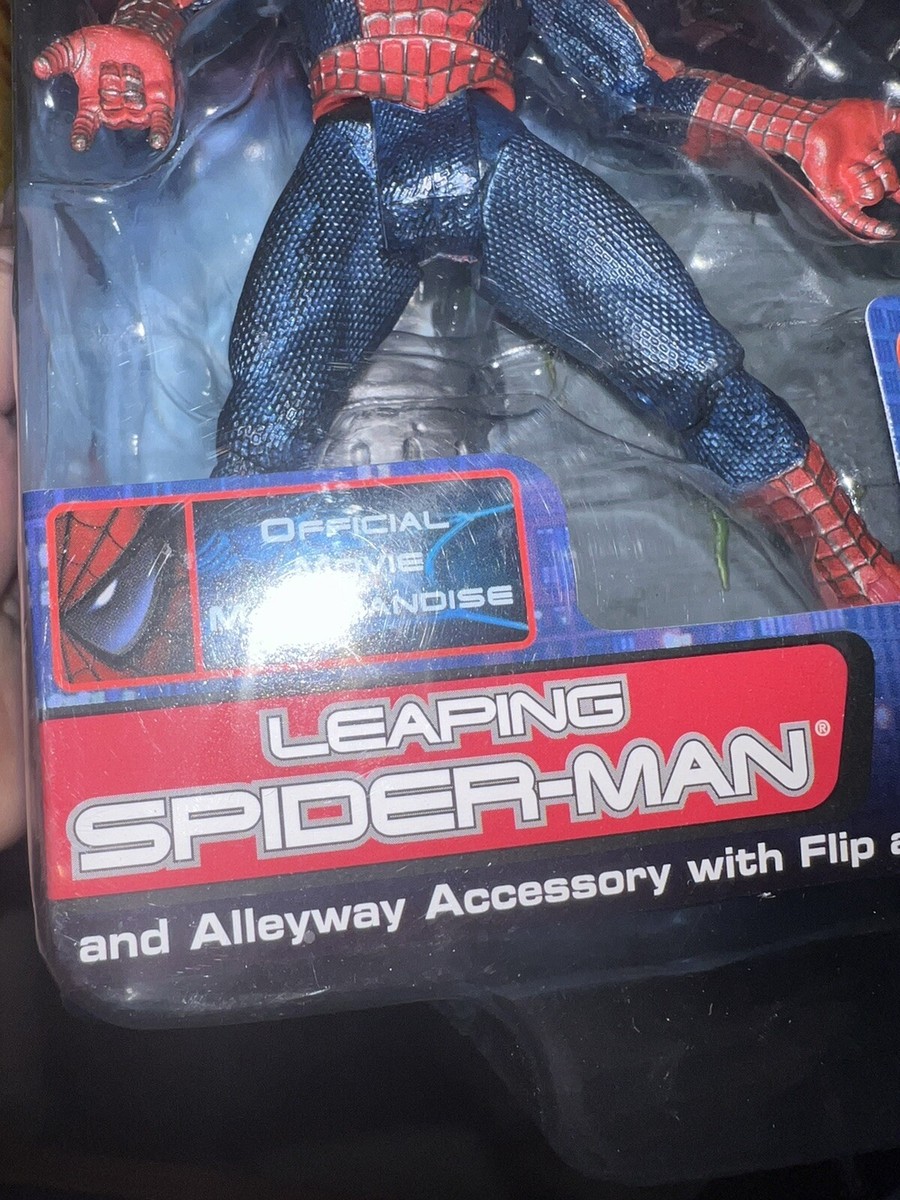 🔥 NIB ToyBiz Spider-Man The Movie 2002 Leaping Spider-Man Action