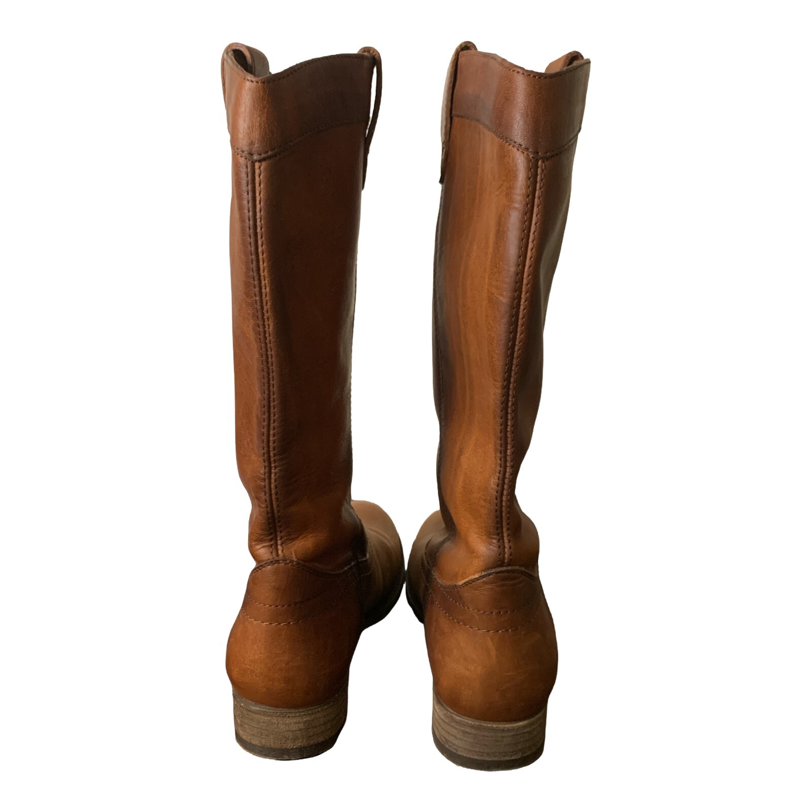 Frye Tall Pull On Leather Boots Women's Shoes Size 9 B eBay