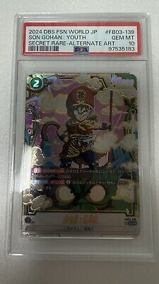 Dragon Ball Fusion World Son Gohan Youth FB03-139 SCR PSA10 Dragon Ball Fusion World Son Gohan Youth FB03-139 SCR PSA10