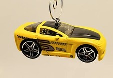 Christmas Ornament for 2005 Chevy Corvette Yellow