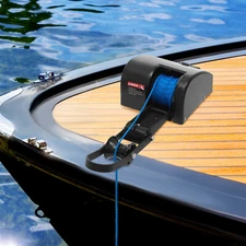 Boat Marine Electric Anchor Winch Boat Winch with Anchor Roller & Remote Control