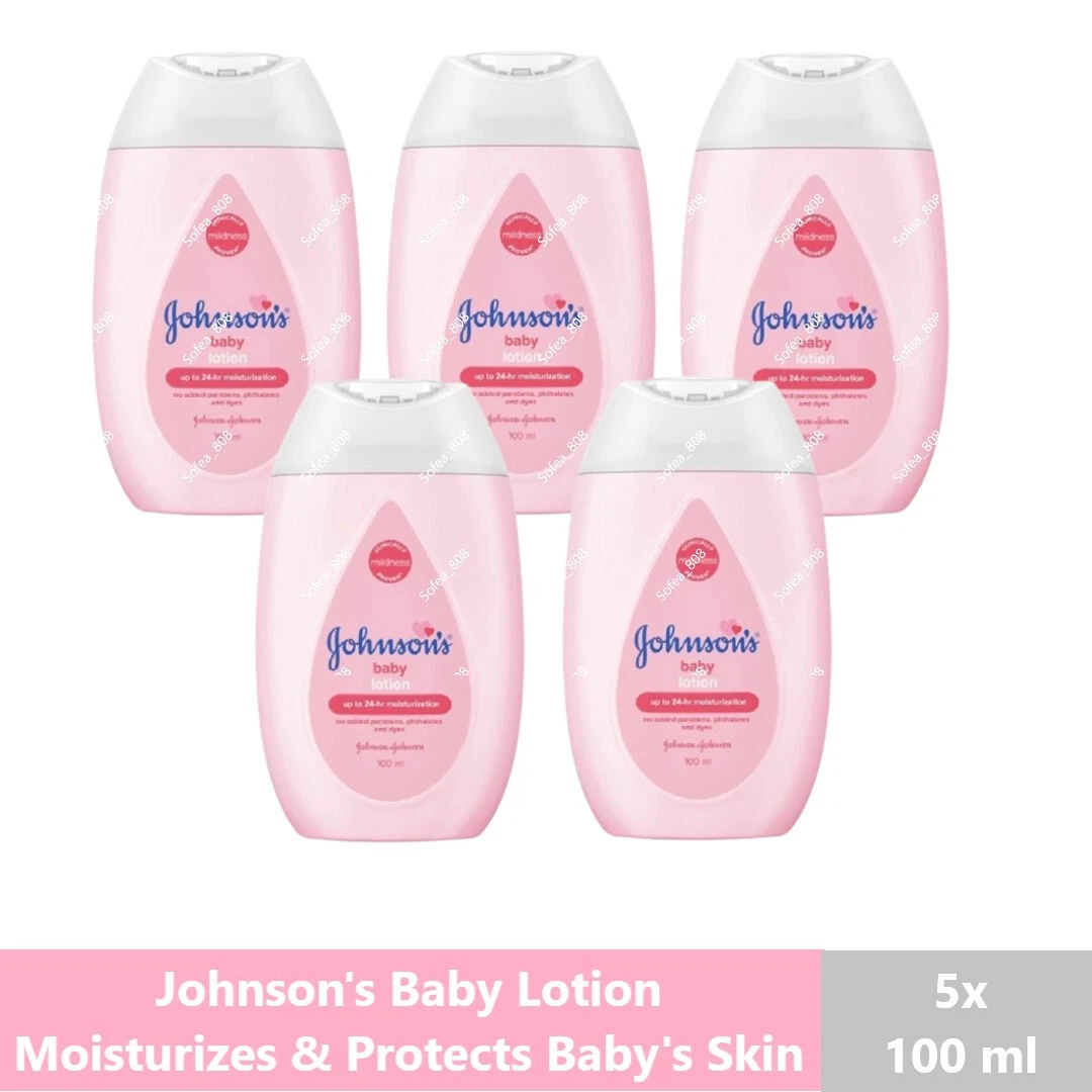 5 x Johnson's Baby Lotion 100ml Protects & Moisturizes Baby's Skin For 24Hours
Opens in a new window