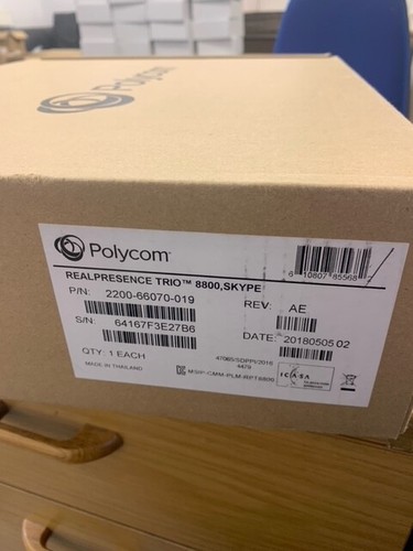 Polycom Realpresence Trio 8800 SKYPE + VAT Included - 第 1/5 張圖片