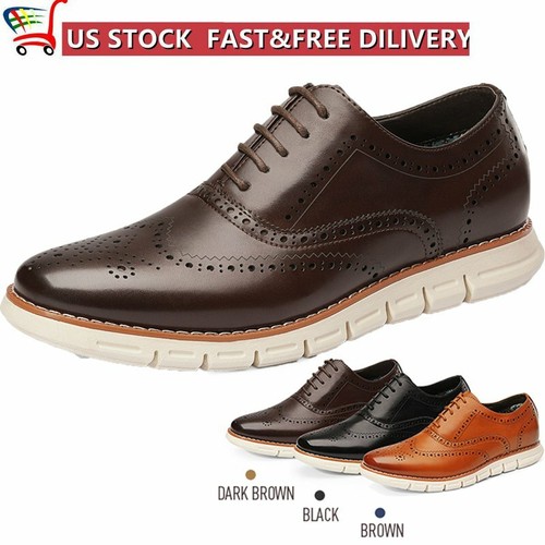 Mens Casual Shoes Lace up Dress Shoes 