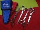 4 x 8.5" PET Grooming SCISSORS,UPWARD,DOWNWARD CURVED & Thinning/Chunker_dog/cat