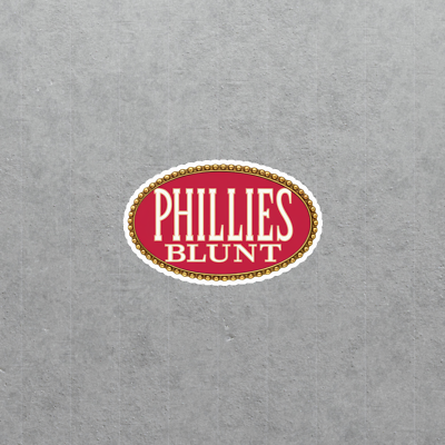 Vintage Phillies Blunt Sticker - Funny Baseball Red Emblem Decal