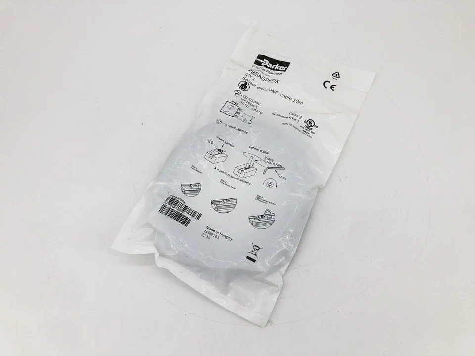 New Parker P8SAGPFDX Position Sensor 10-30VDC 10m Cable - Image 2 of 4