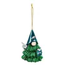 Philadelphia Eagles Football NFL Resin Gnome Tree Character Christmas Ornament