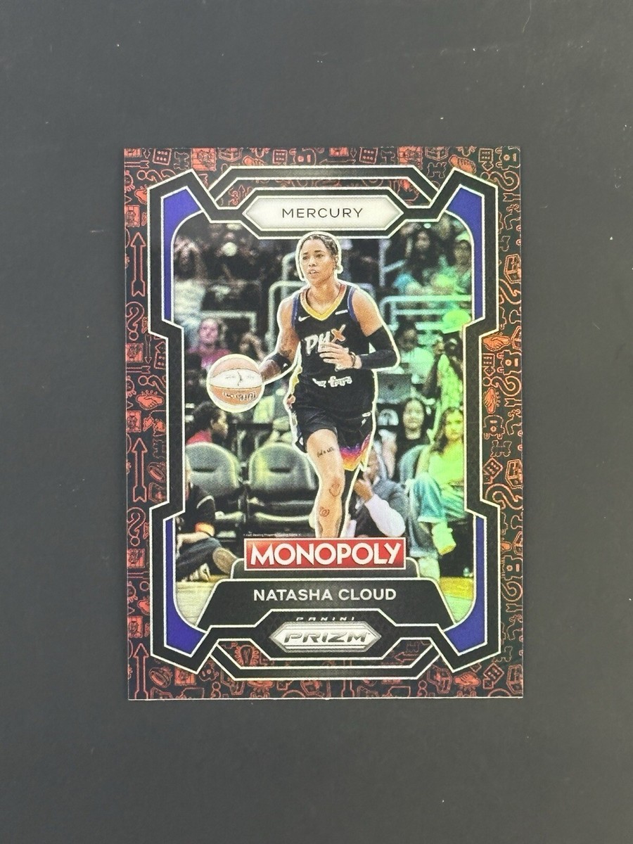 2024 Prizm Monopoly WNBA Natasha Cloud Red Black Icon Prizm