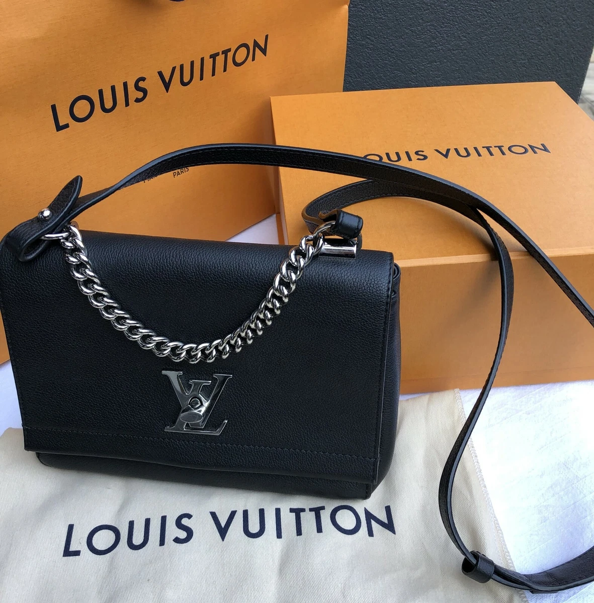 Louis Vuitton LockMe II BB, Luxury, Bags & Wallets on Carousell