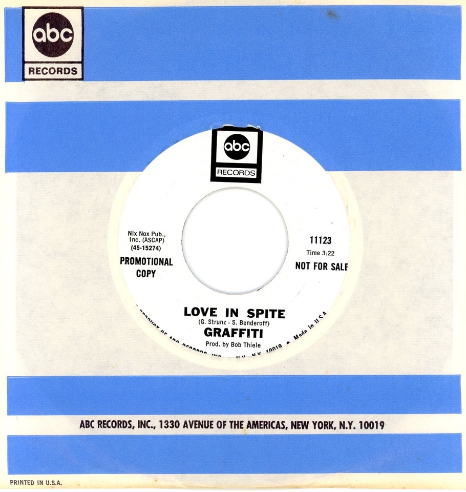 GRAFFITI - He's Got The Knack - ABC - Garage Psych Rock - Promo 45 - NM ...