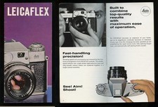 Original 1966 LEICAFLEX Leitz Wetzlar 23 pg Advertising Brochure