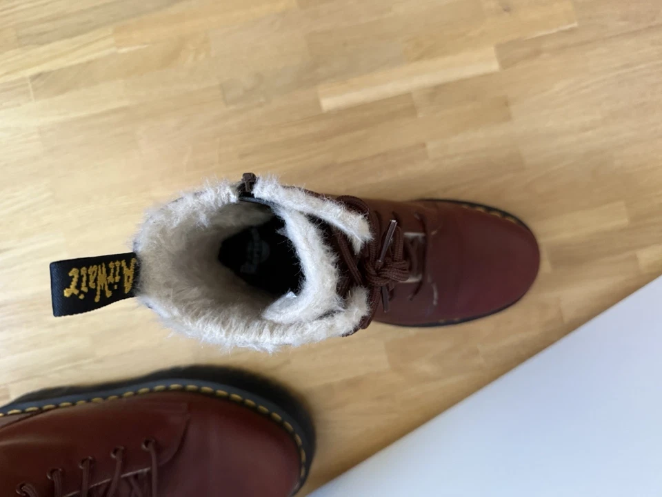 Dr Martens Jadon Plateau Boot Braun Gr. 38 - Bild 4 von 4