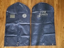 PAIR Tom James Garment Bag 43.74  L x 24  W NAVY BLUE