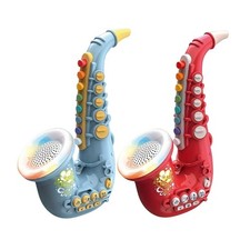 Kids Music Instrument Toy Realistic Electric Saxophone Orchestra Learning Toy