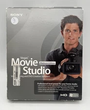Sony Vegas Movie Studio HD Platinum Video Editing Audio Software New Open Box