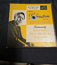 Artur Rubinstein   Rachmaninoff Rhapsody On A Theme Of Paganini, SET OF 3 RCA 45