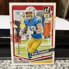 2023 Panini Donruss 156 Drue Tranquill Football Card 