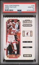 2022 Panini Contenders Basketball Jimmy Butler Ticket Stub /22 - PSA 10 POP 2