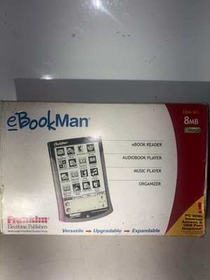 Franklin Electronics eBookMan EBM-9018MB Brand new box has wear