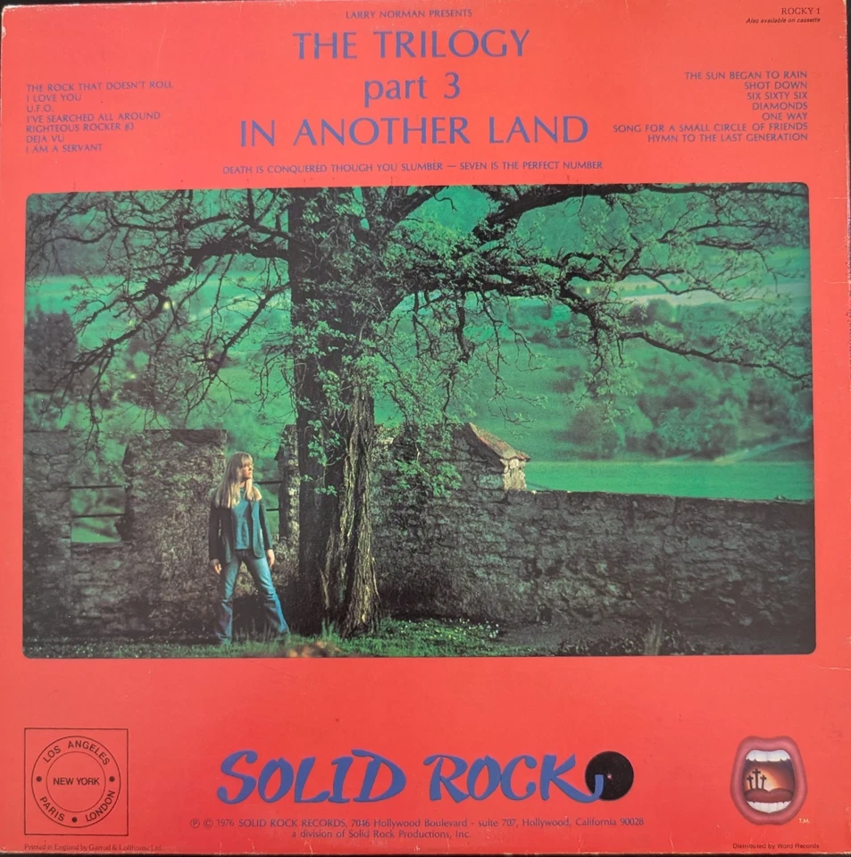 Larry Norman In Another Land Vinyl Record VG+/VG ROCKY1 1976 Foto 2 de 2