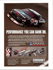 1989 Gm Performance Parts Dale Earnhardt Nascar Print Ad Vintage